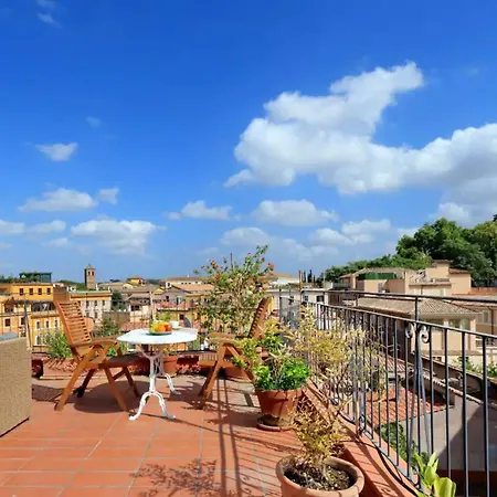 アパート Trastevere Penthouse Amazing Terrace *