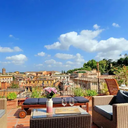 Trastevere Penthouse Amazing Terrace アパート ローマ